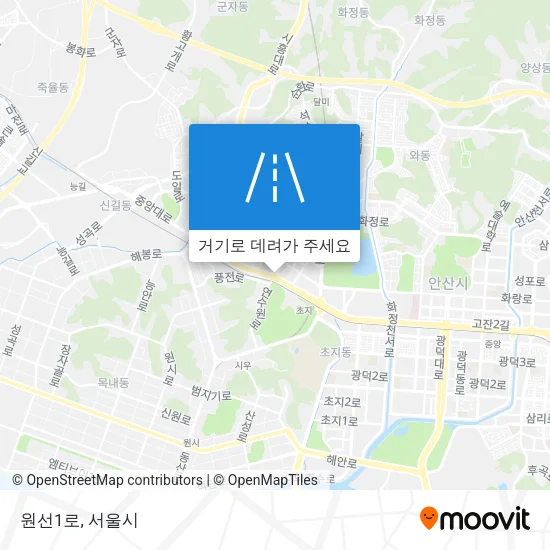 원선1로 지도