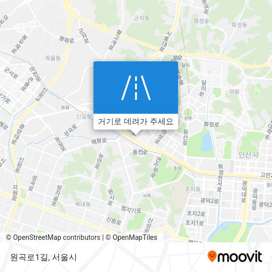 원곡로1길 지도