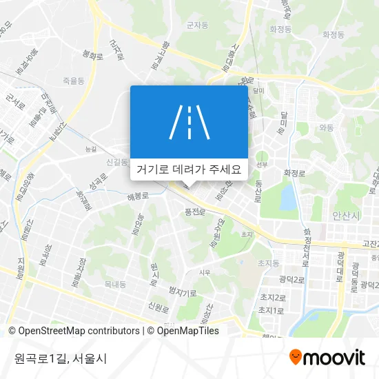 원곡로1길 지도