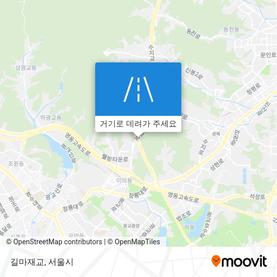 길마재교 지도