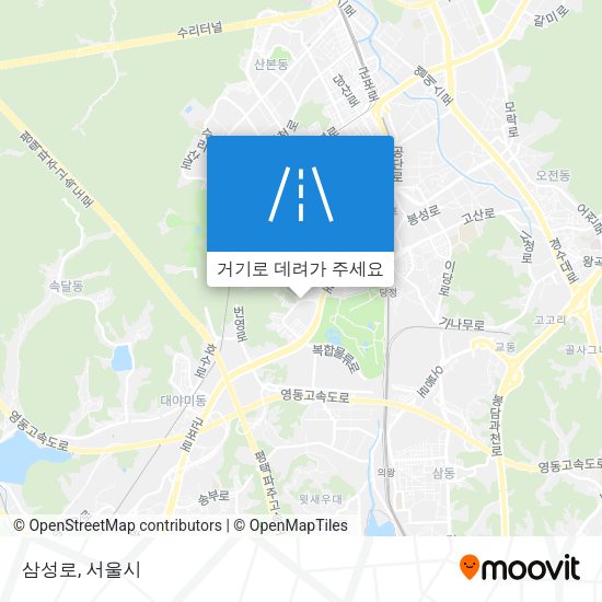 삼성로 지도
