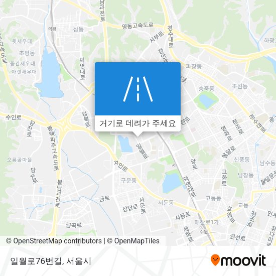 일월로76번길 지도