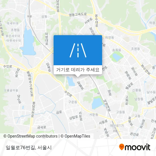 일월로76번길 지도