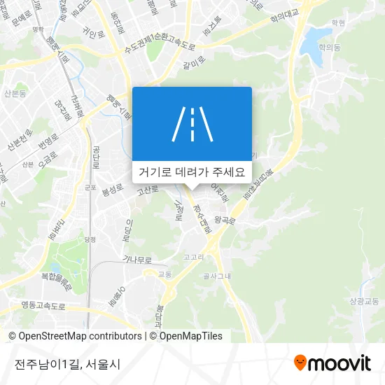 전주남이1길 지도