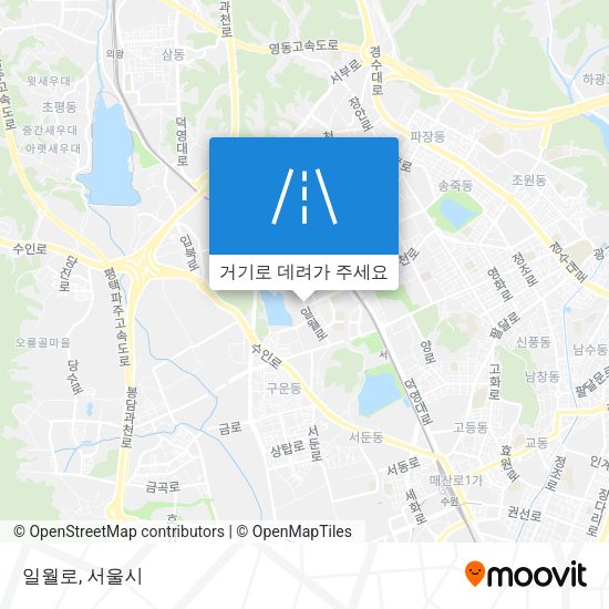 일월로 지도