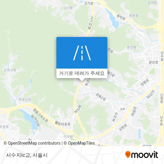 서수지Ic교 지도