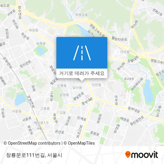 창룡문로111번길 지도