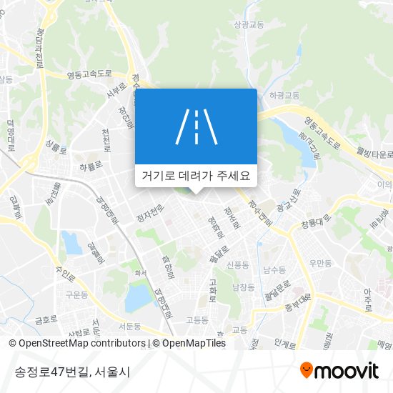 송정로47번길 지도