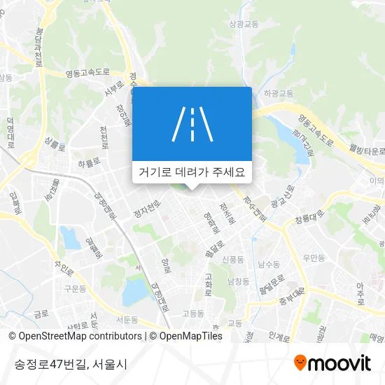 송정로47번길 지도