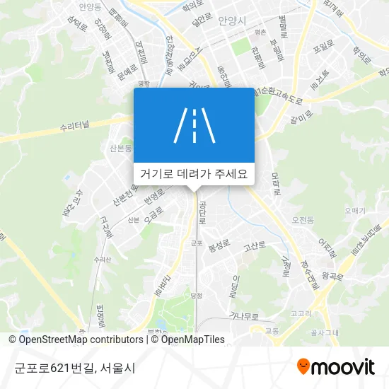 군포로621번길 지도