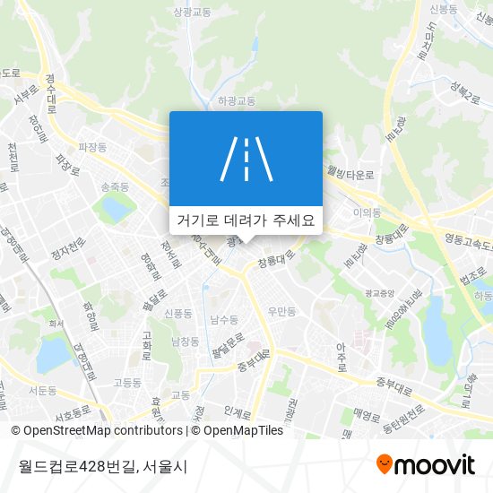 월드컵로428번길 지도