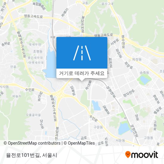 율전로101번길 지도