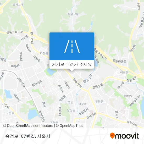 송정로187번길 지도