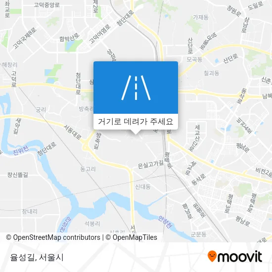 율성길 지도