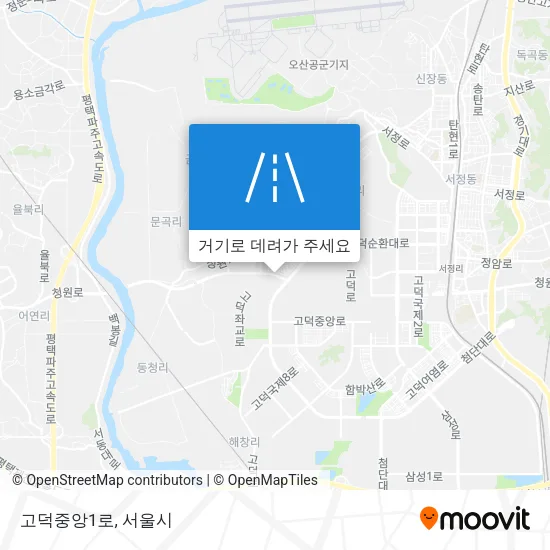 고덕중앙1로 지도