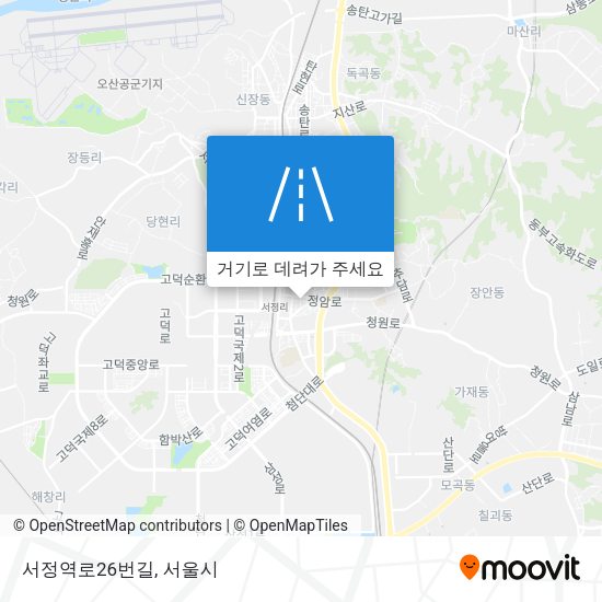서정역로26번길 지도