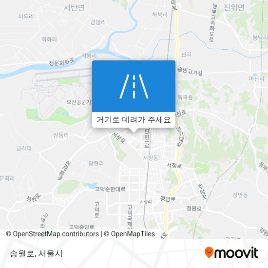 송월로 지도