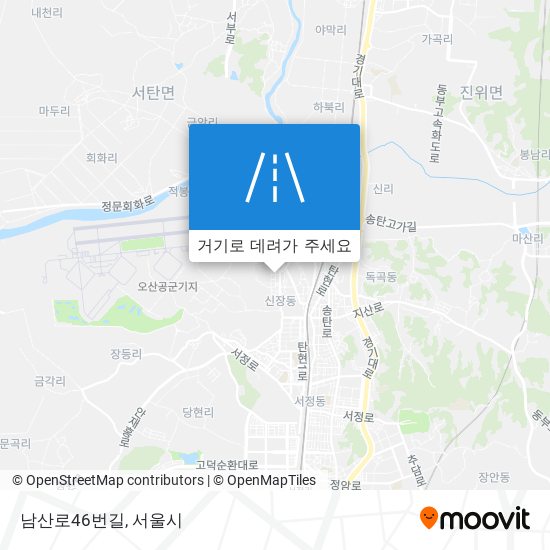 남산로46번길 지도