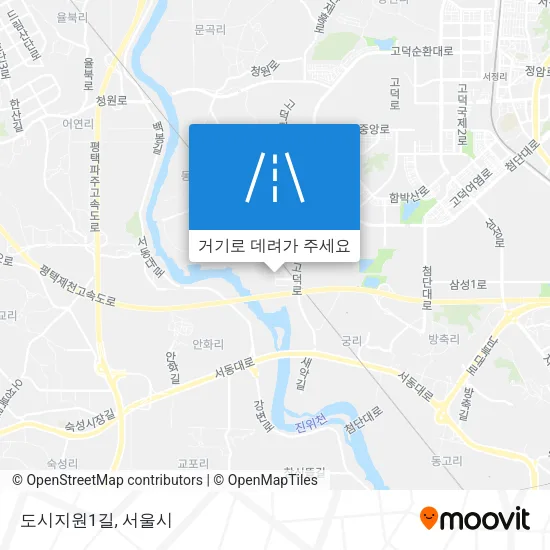 도시지원1길 지도