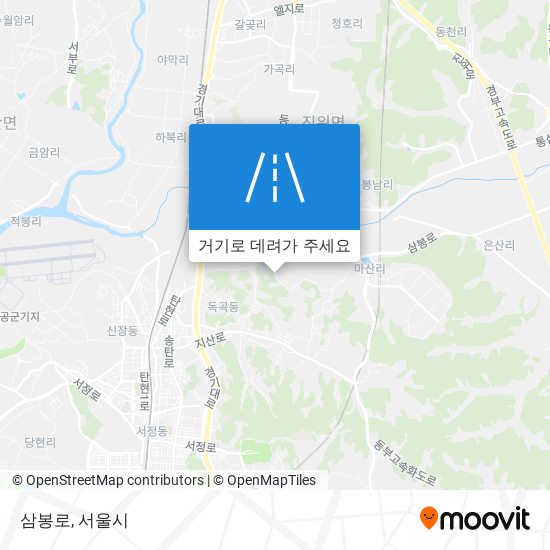 삼봉로 지도