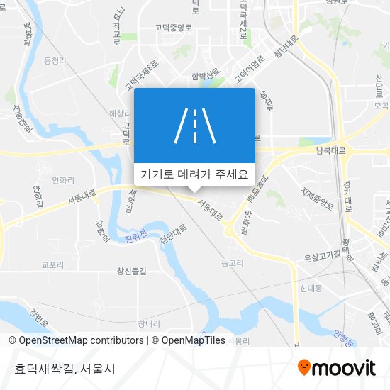 효덕새싹길 지도