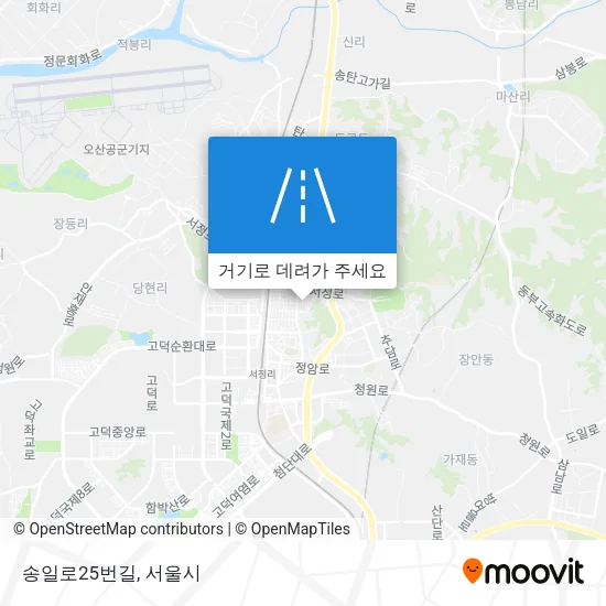 송일로25번길 지도