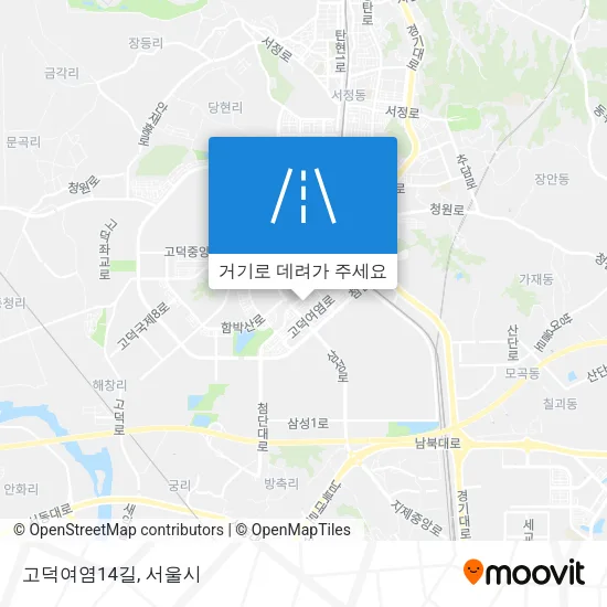 고덕여염14길 지도