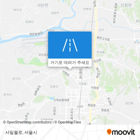 서밀월로 지도