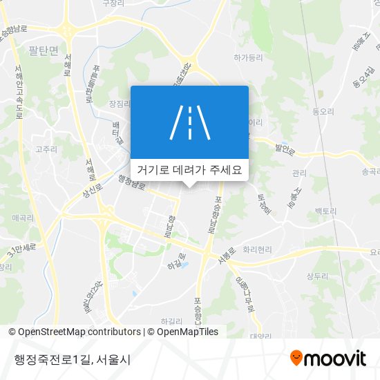 행정죽전로1길 지도