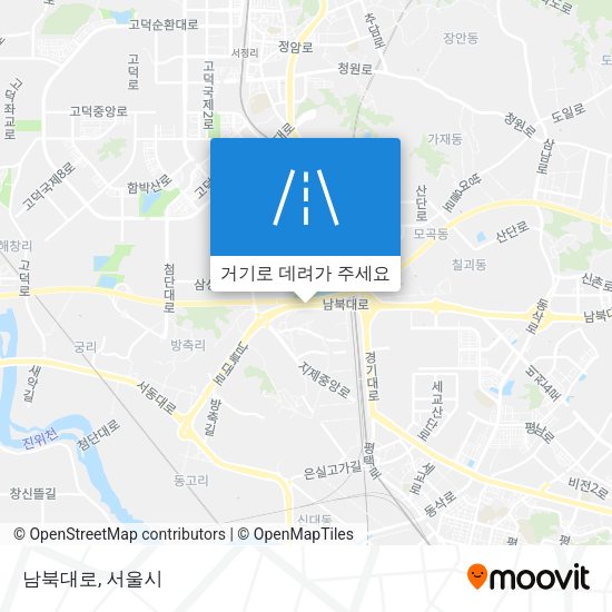 남북대로 지도