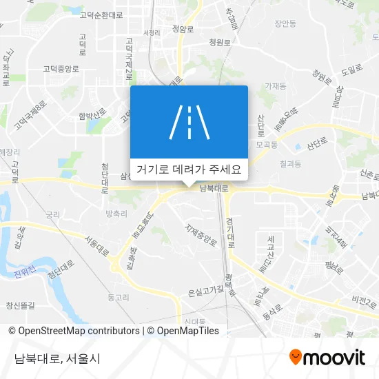 남북대로 지도