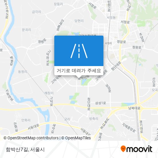 함박산7길 지도