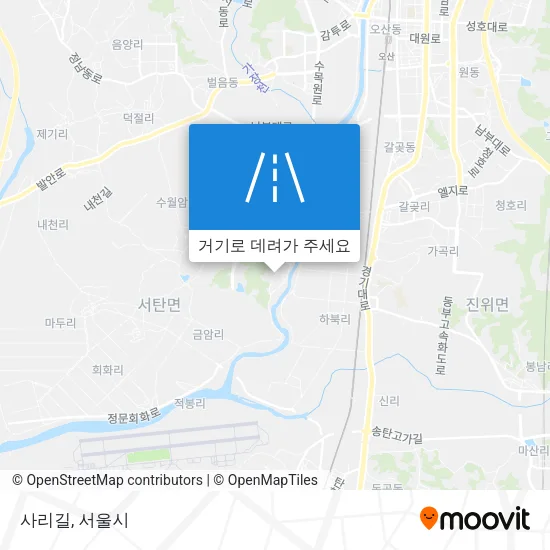 사리길 지도