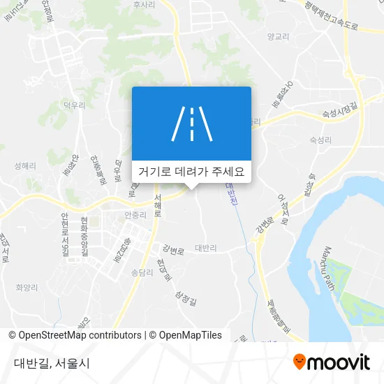 대반길 지도