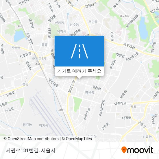 세권로181번길 지도