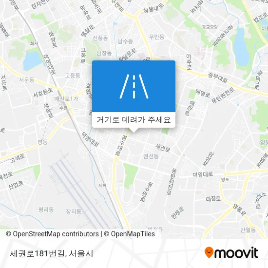 세권로181번길 지도