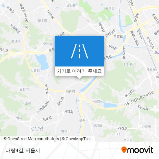 괘랑4길 지도