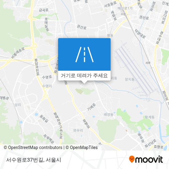 서수원로37번길 지도