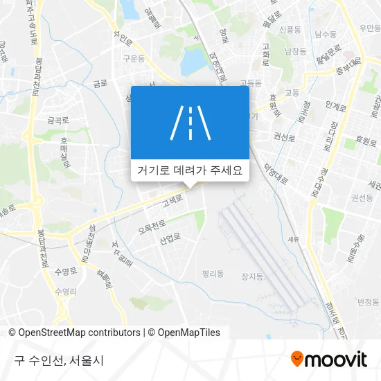 구 수인선 지도