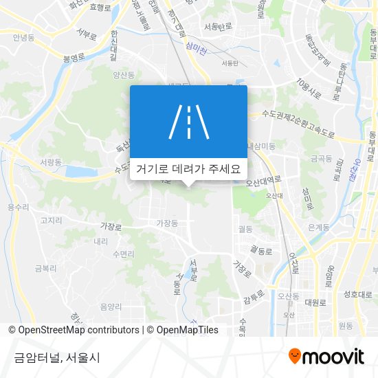 금암터널 지도