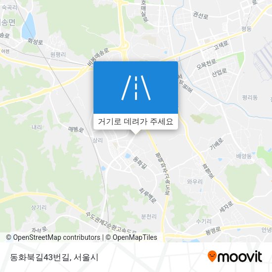 동화북길43번길 지도
