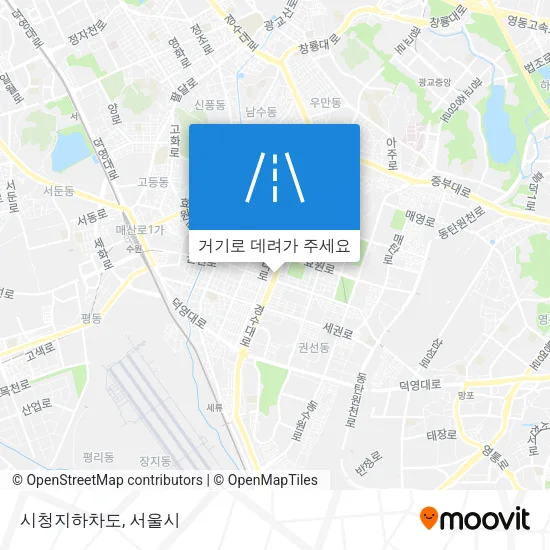 시청지하차도 지도