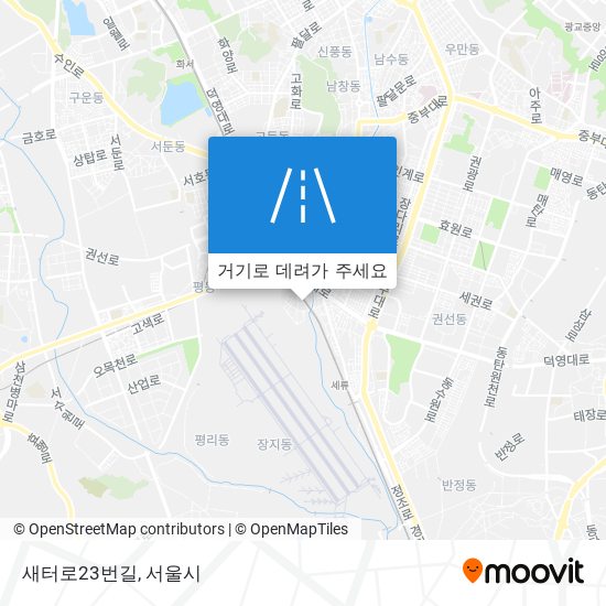 새터로23번길 지도