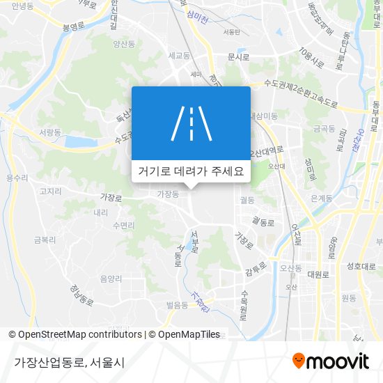 가장산업동로 지도