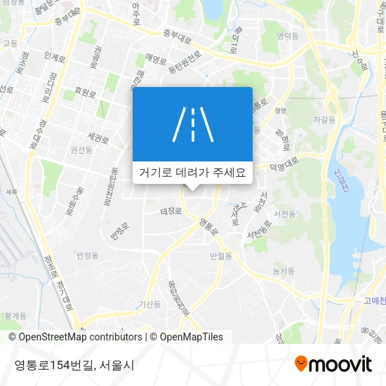 영통로154번길 지도