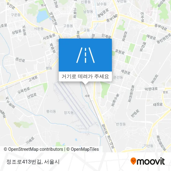 정조로413번길 지도