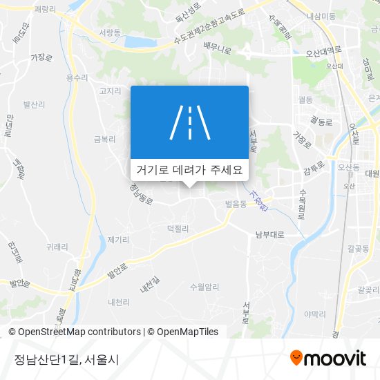 정남산단1길 지도