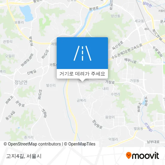 고지4길 지도