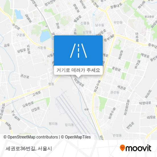 세권로36번길 지도