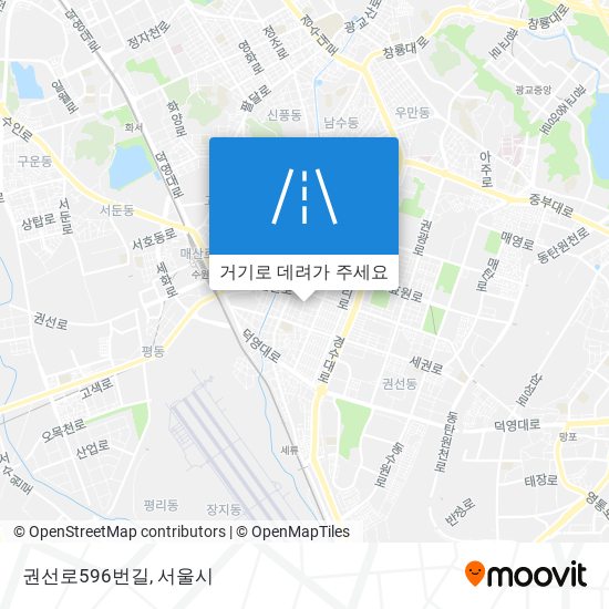 권선로596번길 지도